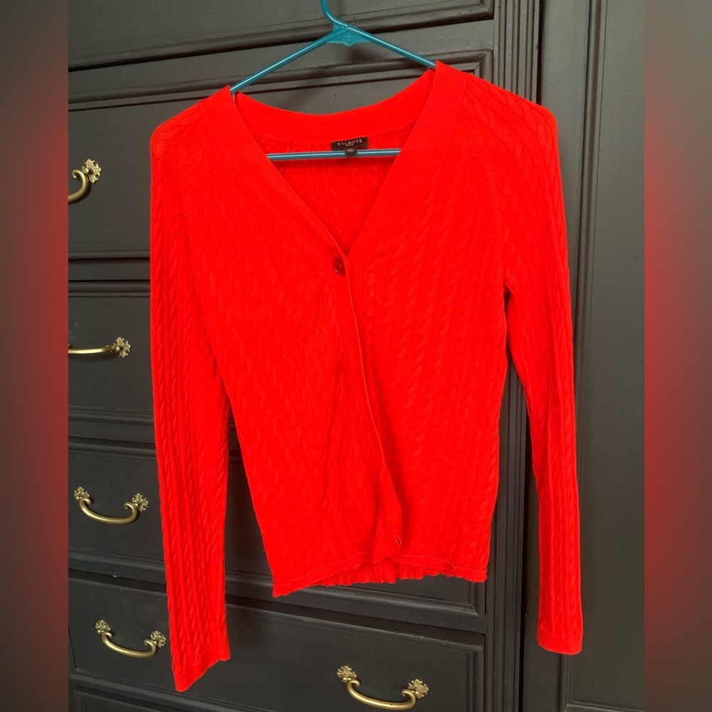 Button down sweater